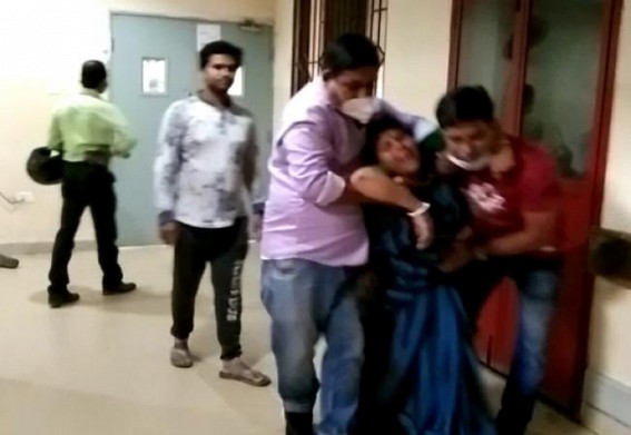 Electric Dept contractual employee died allegedly after falling from tall building at NIT Complex Electric Dept contractual employee died allegedly after falling from tall building at NIT Complex